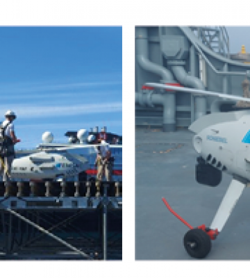 EMSA’s remotely piloted helicopter flying from on board Icel ...