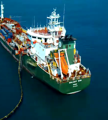 EMSA's oil spill recovery vessels participate in the operati ...