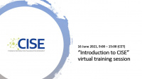 EMSA will arrange an “Introduction to CISE” (virtual) training session on 16 June