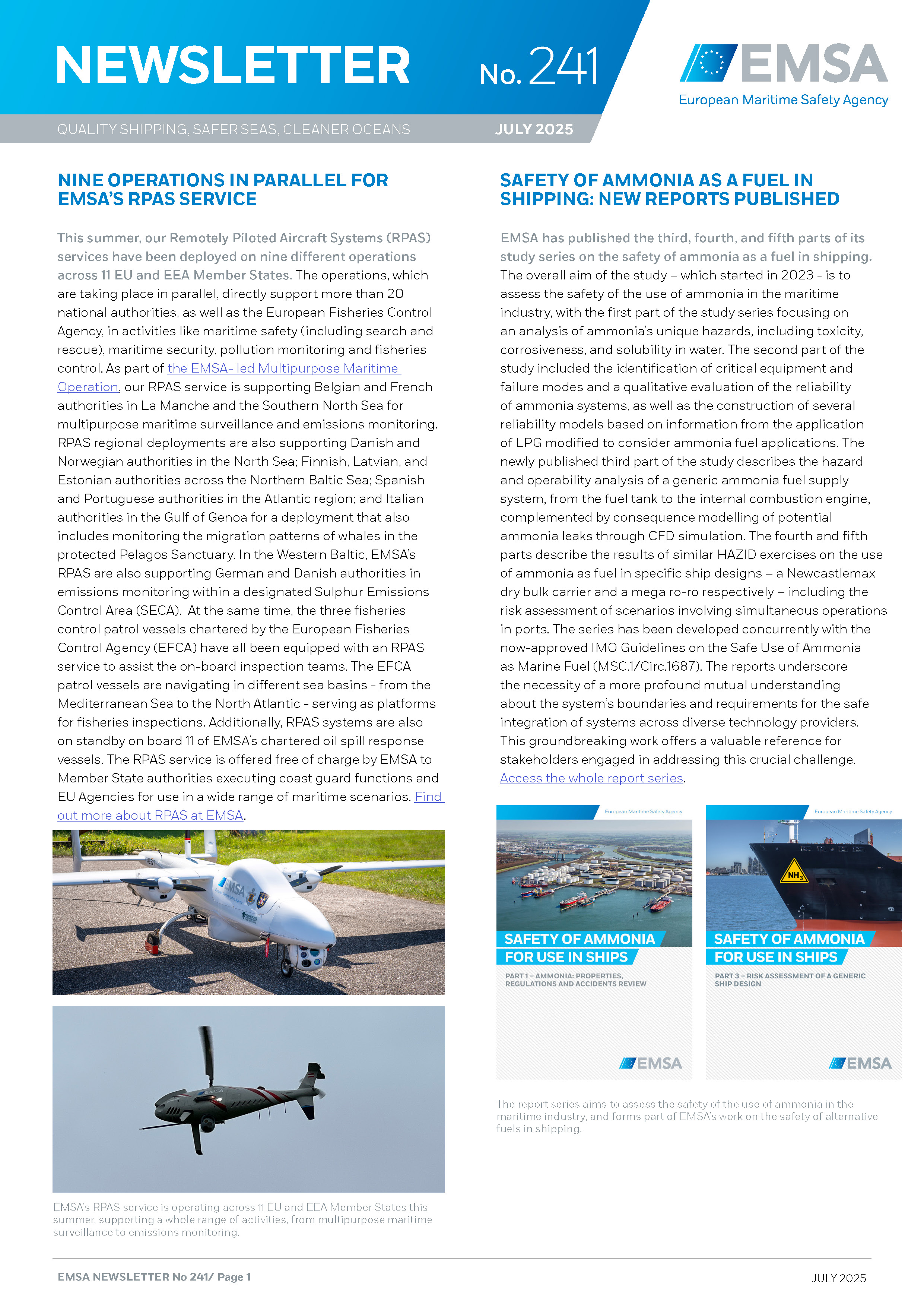 EMSA NEWSLETTER JULY 2025